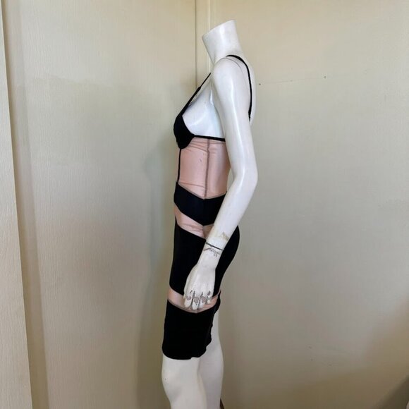 Mesh Cut Out Dress Small - Picture 3 of 5